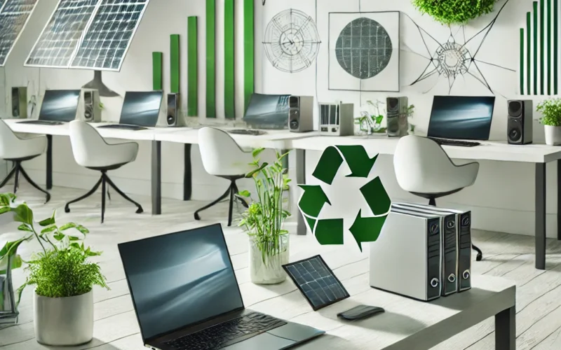 Matériel informatique durable fonctionnant avec une faible consommation d'énergie et des composants recyclables