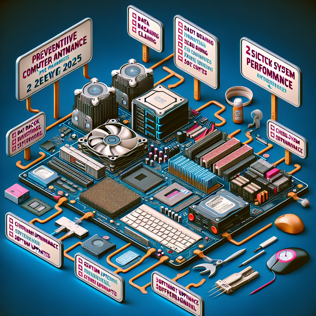 Checklist ultime de la maintenance informatique préventive en 2025