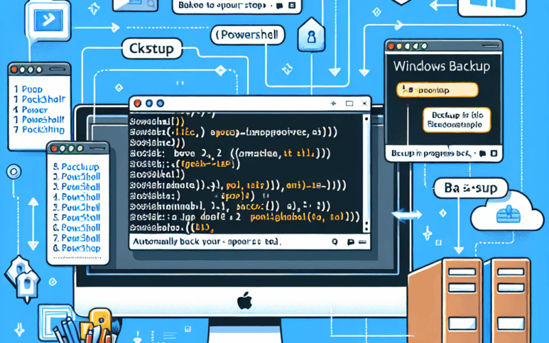 Comment sauvegarder automatiquement son PC avec PowerShell et Windows Backup : le guide pas à pas