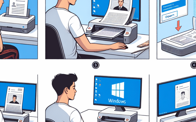 Comment scanner un document sur Windows ?