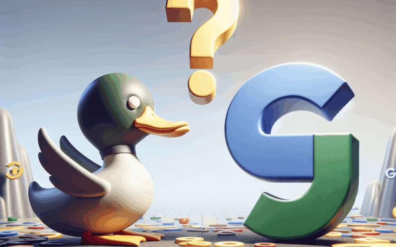 DuckDuckGo vs Google : vrai duel ou blague privée ?