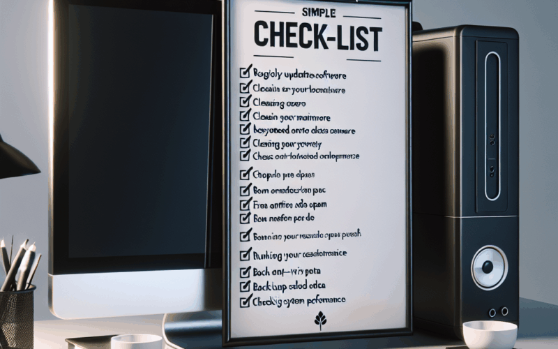 Entretenir son PC sans se prendre la tête : check-list simple pour garder un ordi en forme
