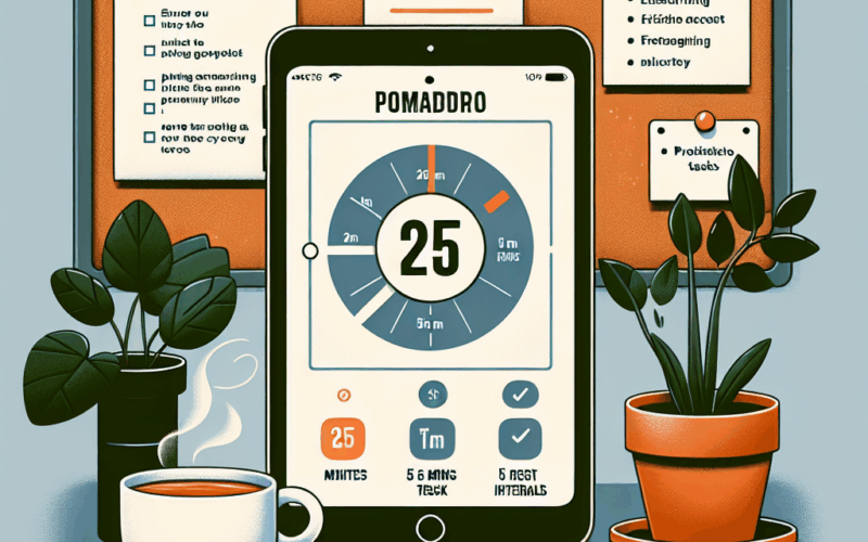 Méthode Pomodoro : apps et conseils