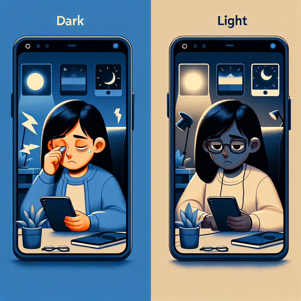 Mode sombre ou clair : quel impact sur la fatigue visuelle ?
