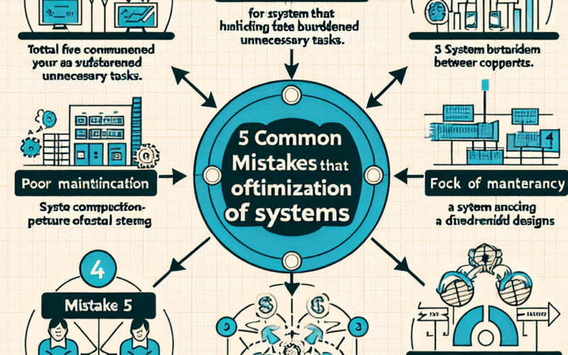 Top 5 des erreurs qui plombent l’optimisation de vos systèmes (et comment les éviter)