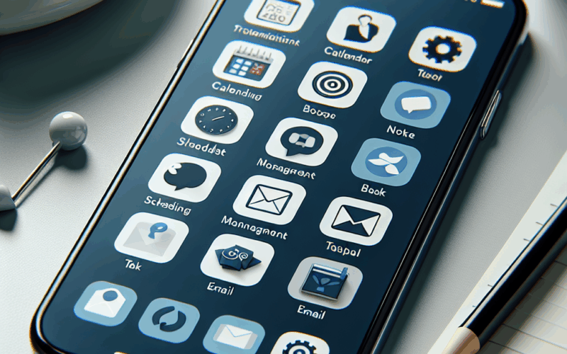 Top applications mobiles pour booster sa productivité au travail